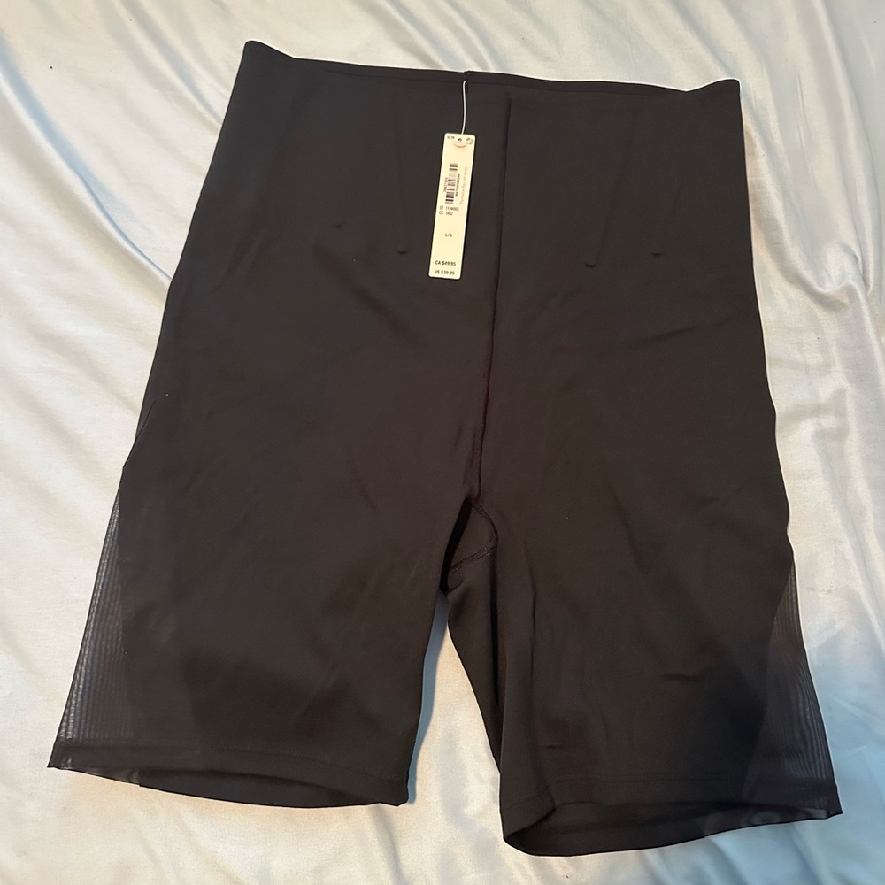 Victoria's Secret Black High-Waist Bike Shorts
